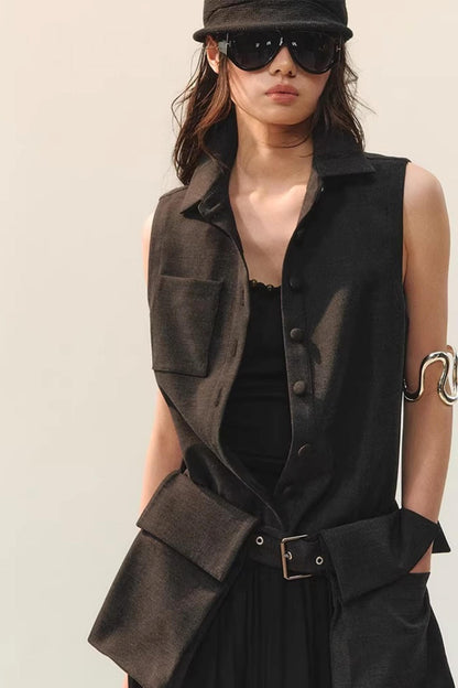 Ink Tone Rhythm Dress