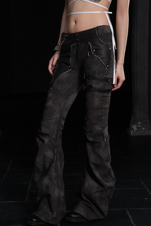 Alien Denim Stack Trousers
