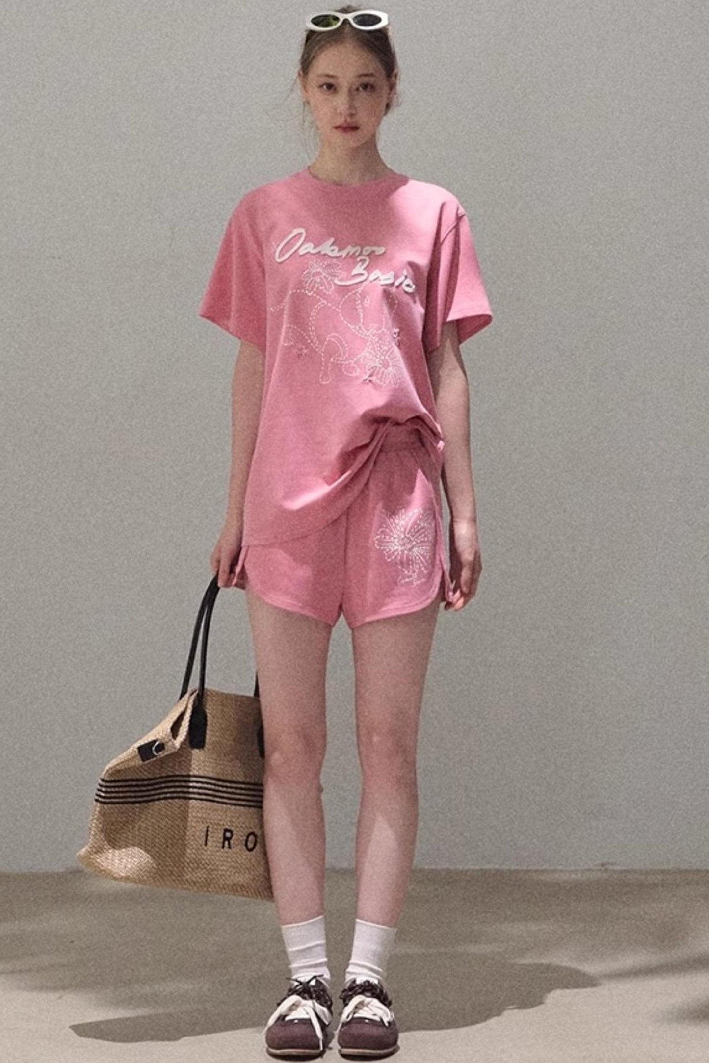 Cotton Lounge Top Shorts Set-Up