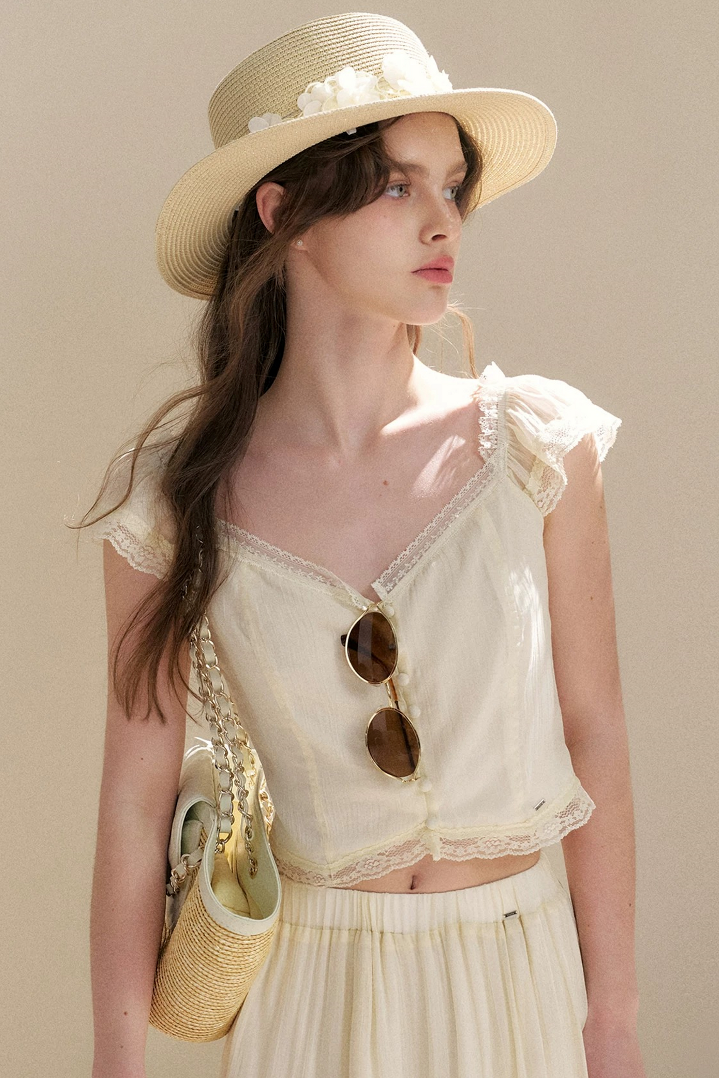 Three-Dimensional Flower Sun Hat