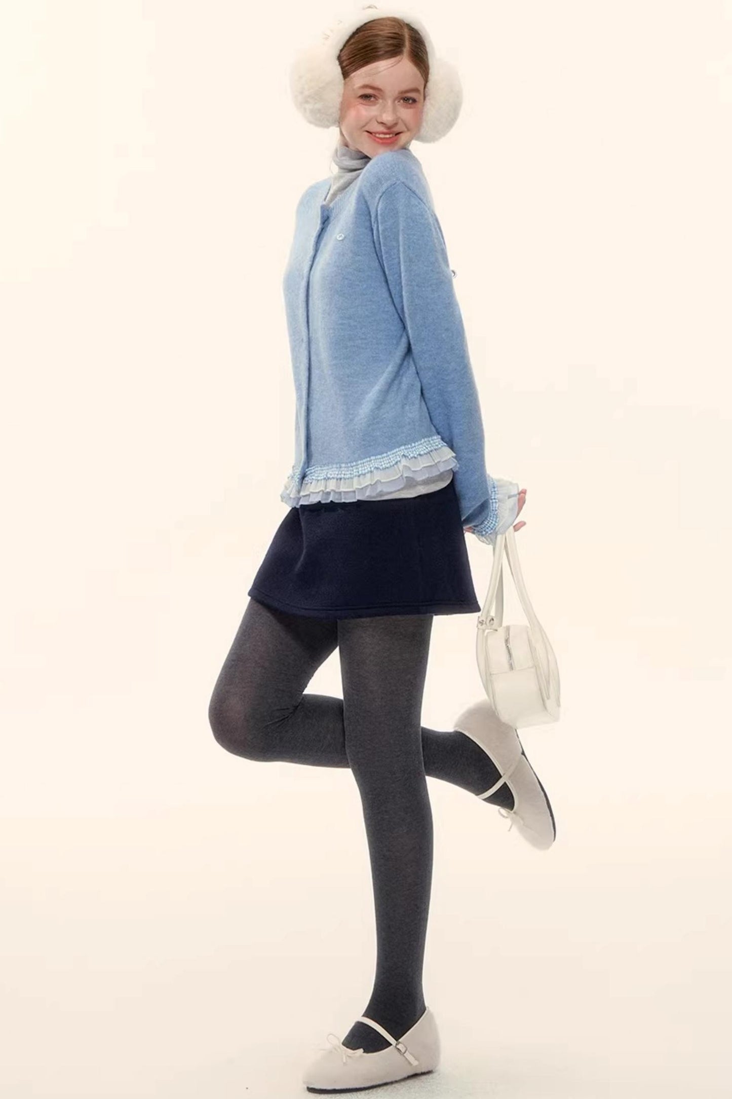 A-Linien-Rock aus Kunstwolle