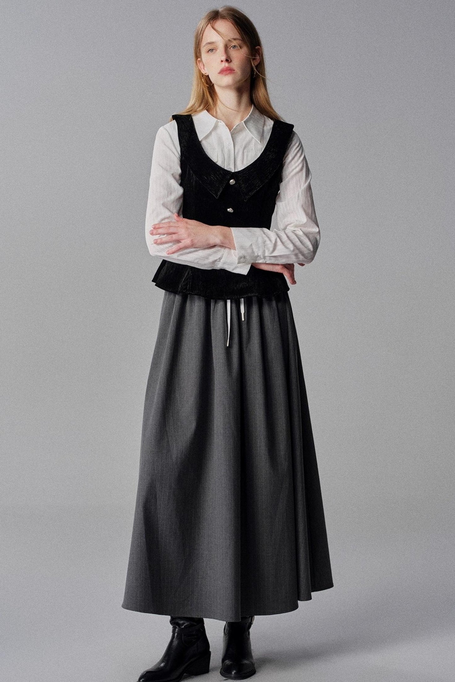 Mountains Seas Nordic French Retro Vest