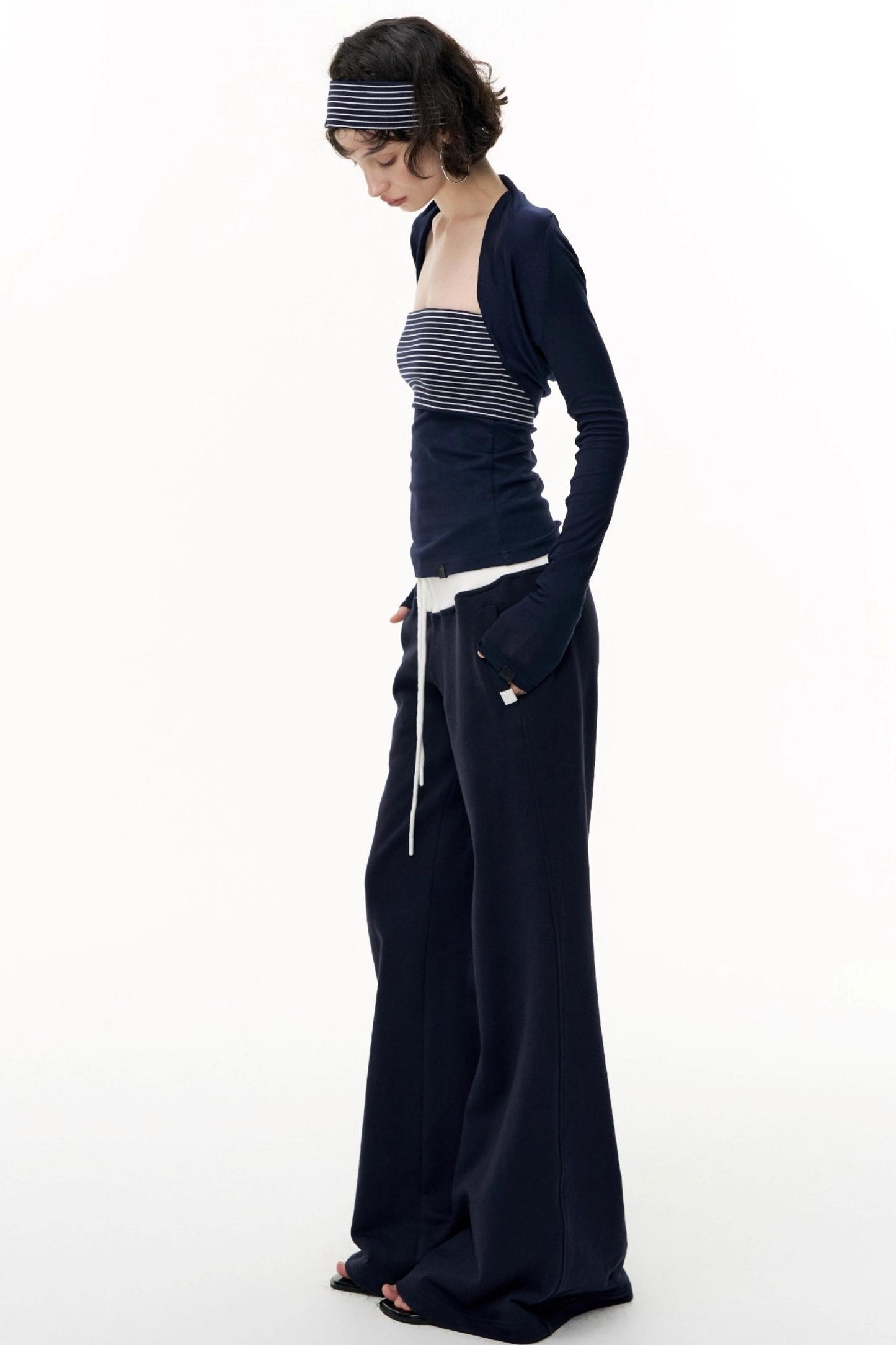 Tencel Waist Long Dress Set-Up