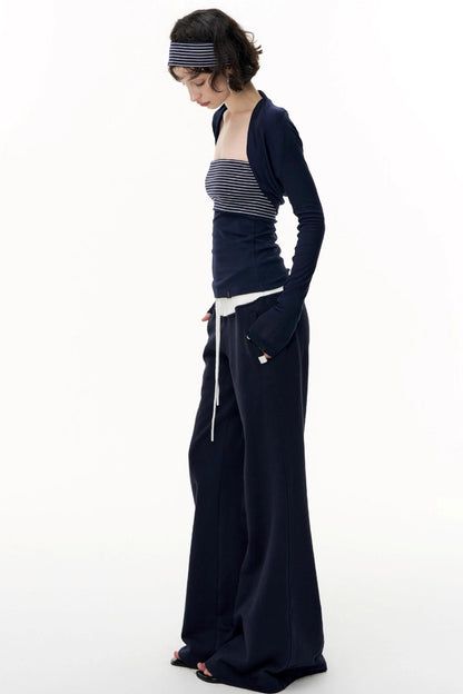 Tencel Waist Long Dress Set-Up