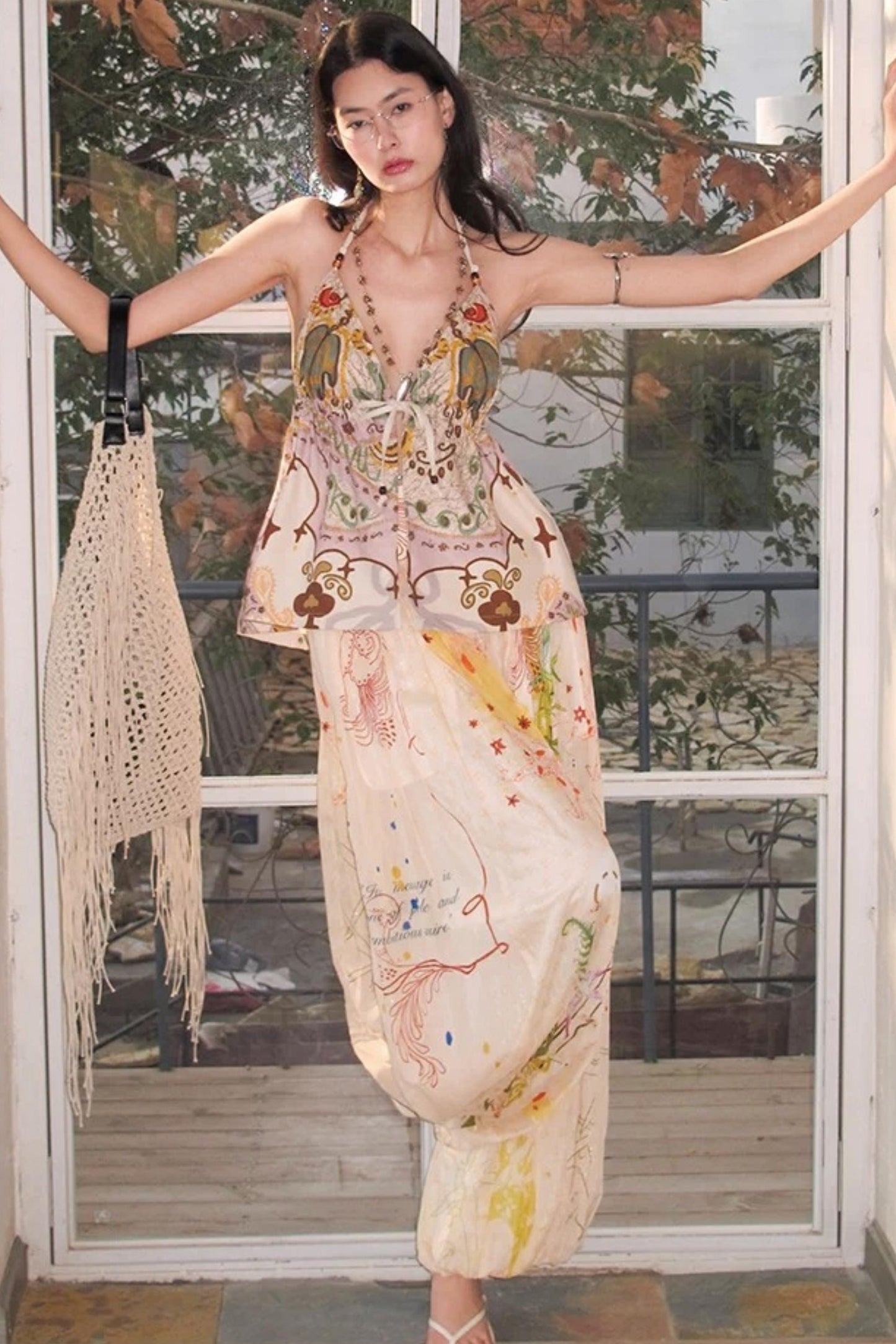Bohemian Printed Halter Top