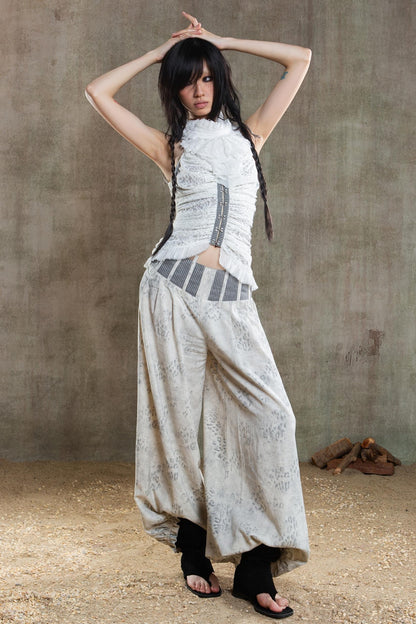 Retro Fishbone Pants