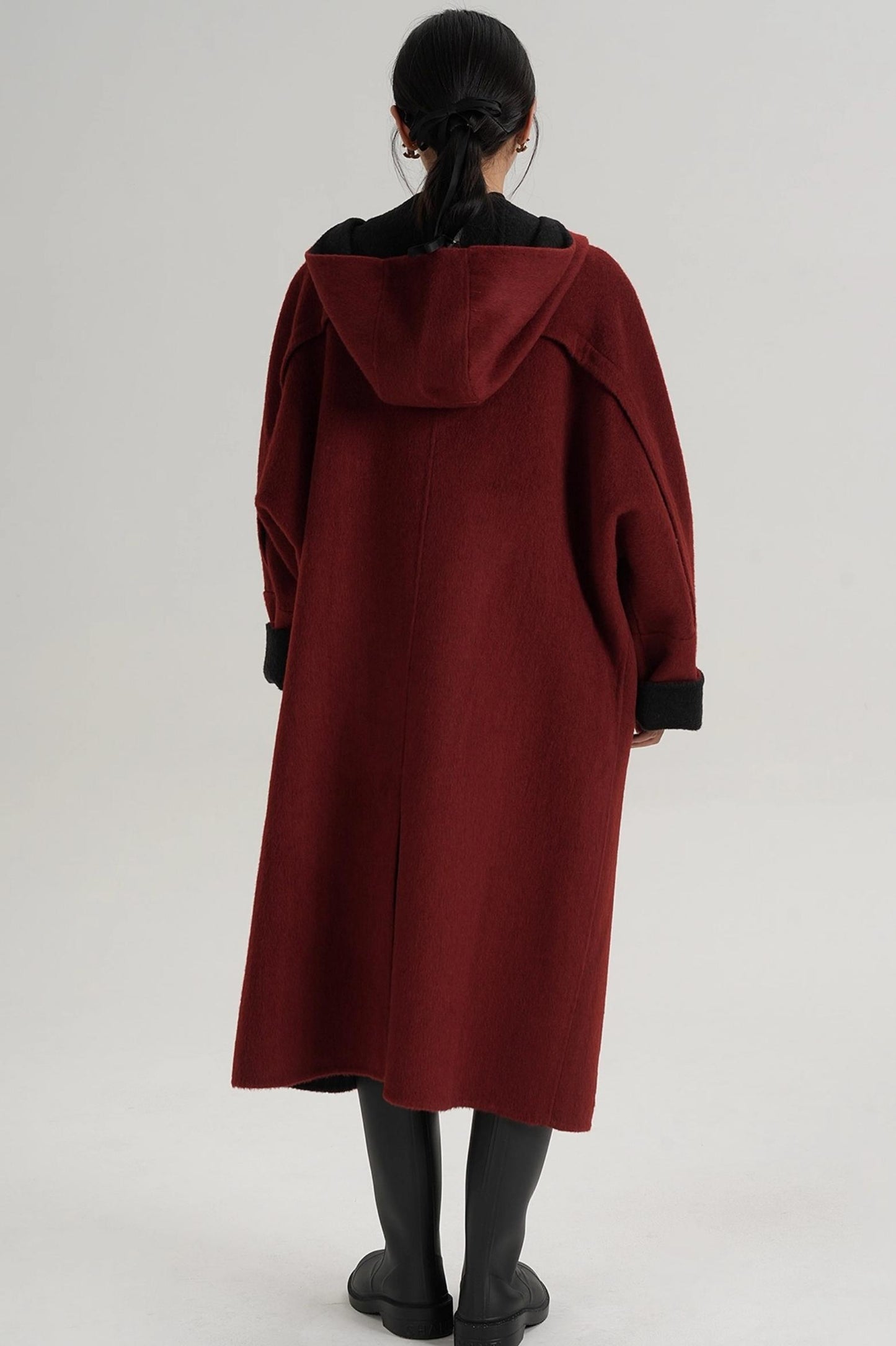 Temperament Long Wool Jacket