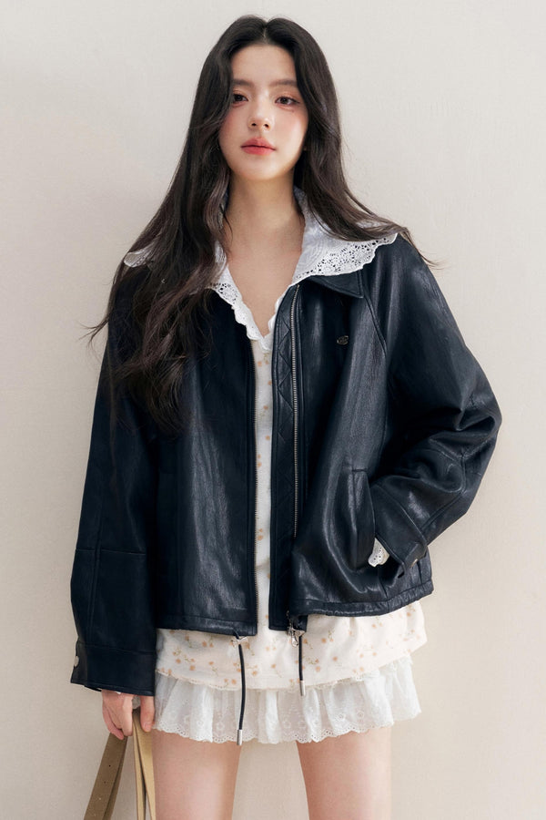 Soft Black Leather Jacket