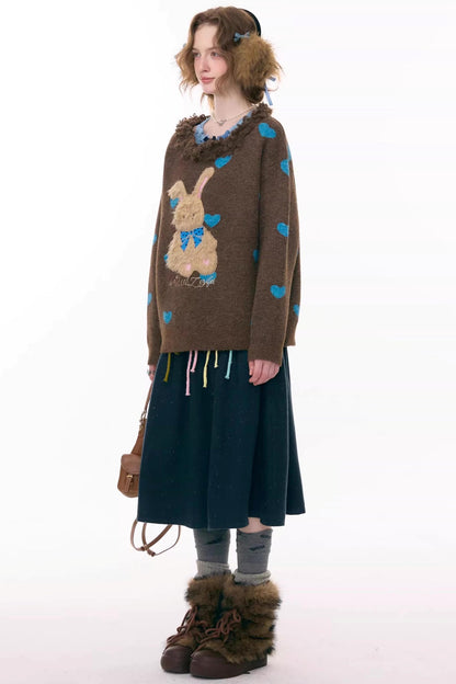 Ruffled Multi-Color Bow Skirt