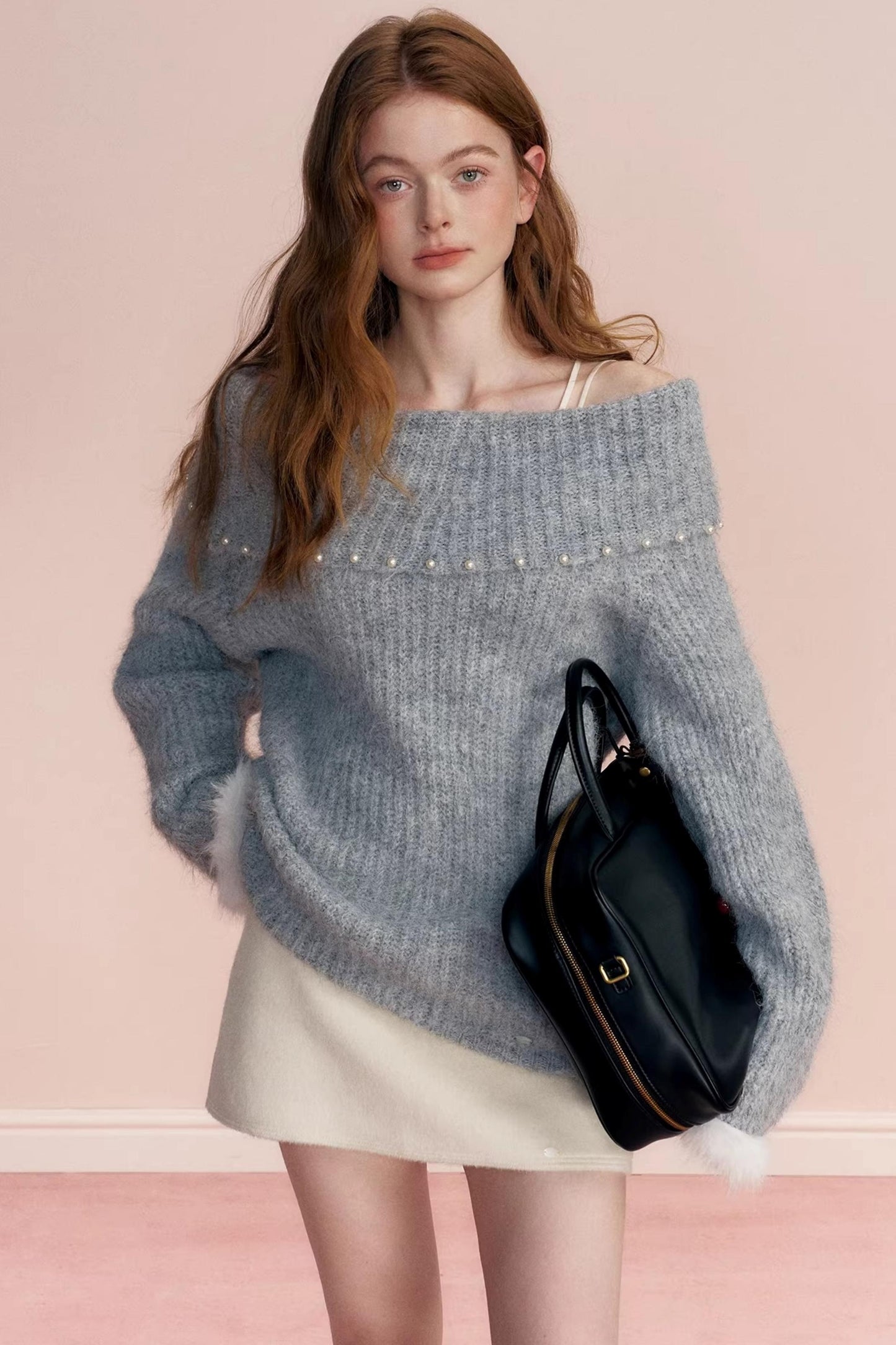 Winter Romance Pearl Sweater