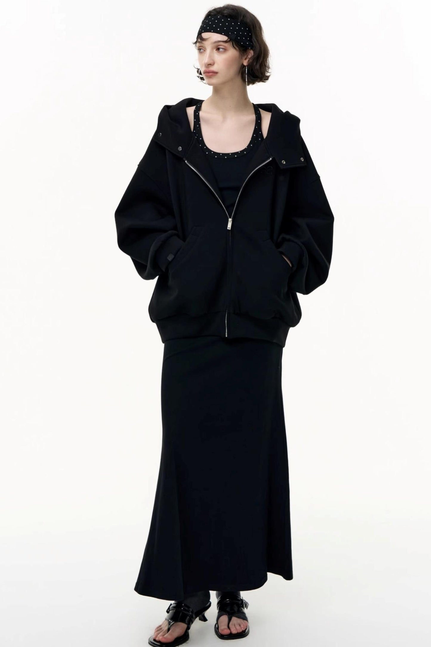 Autumn Striped Camisole Dress