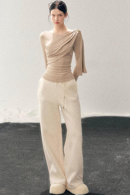 French Ribbon Design Blouse