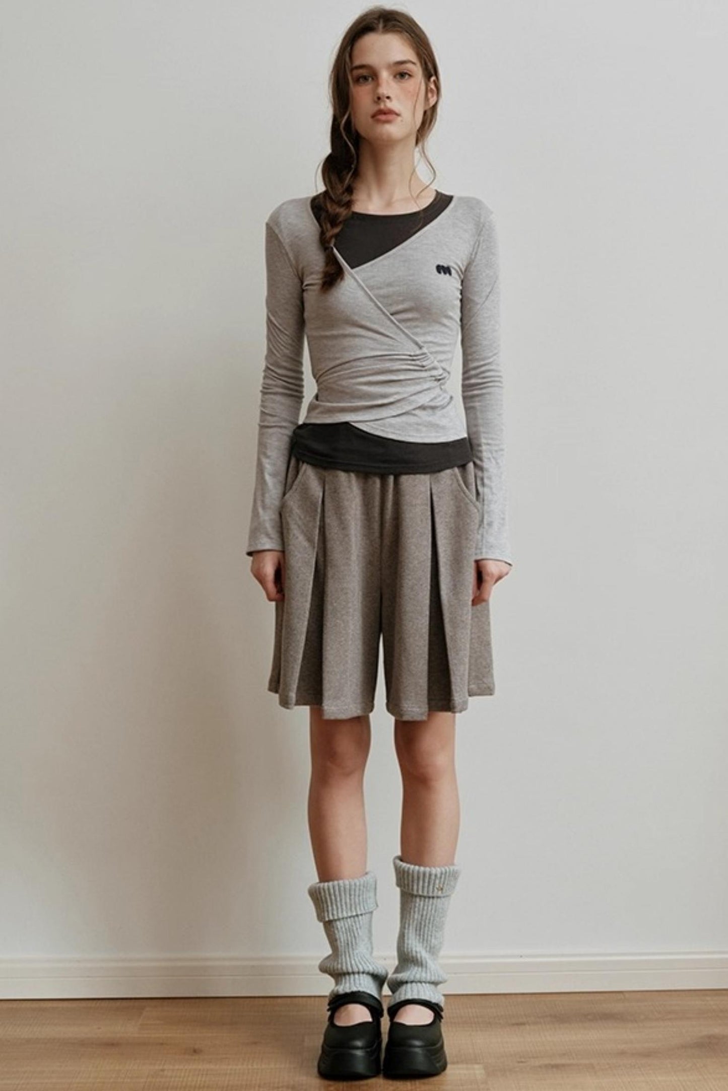 Gold Label Knitted Wool Blend Calf Sock Cover