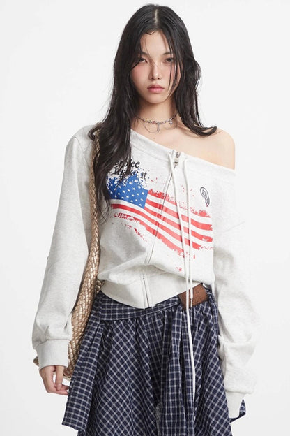 Vintage Zipper Sweatshirt