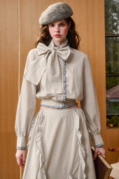 Organic Cotton Patchwork Blouse Set-Up