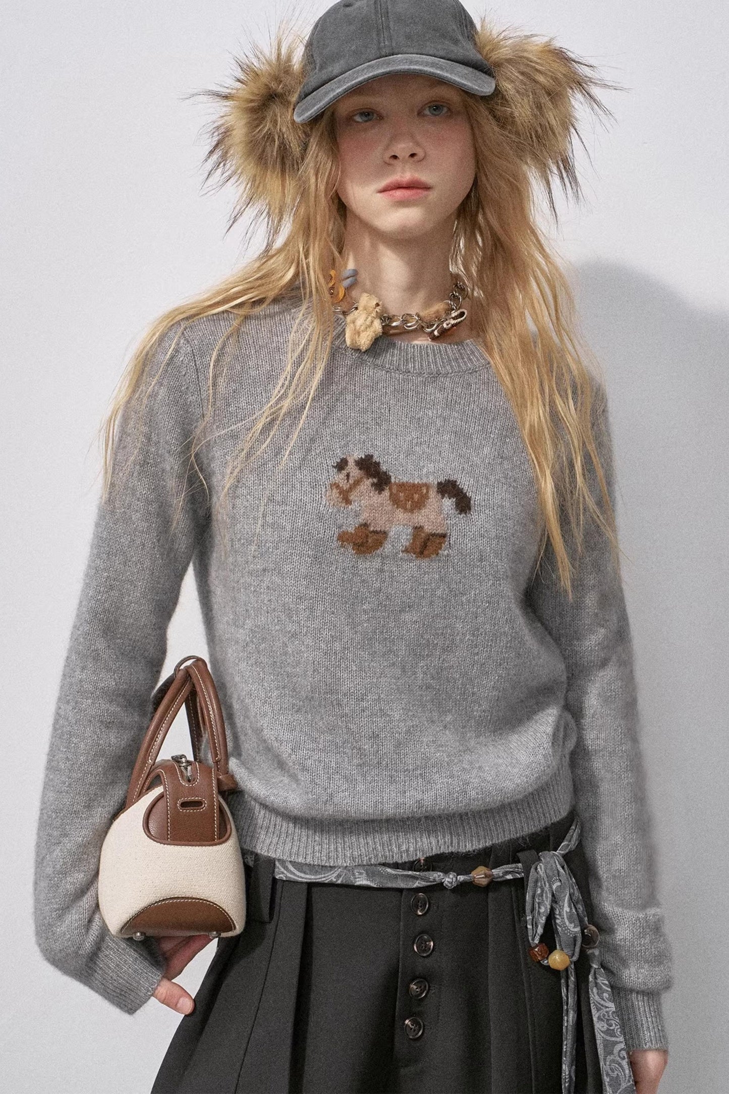 Little Horse Red Sweater