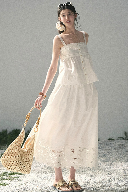 Cloud Lace Two-Piece Set-Up