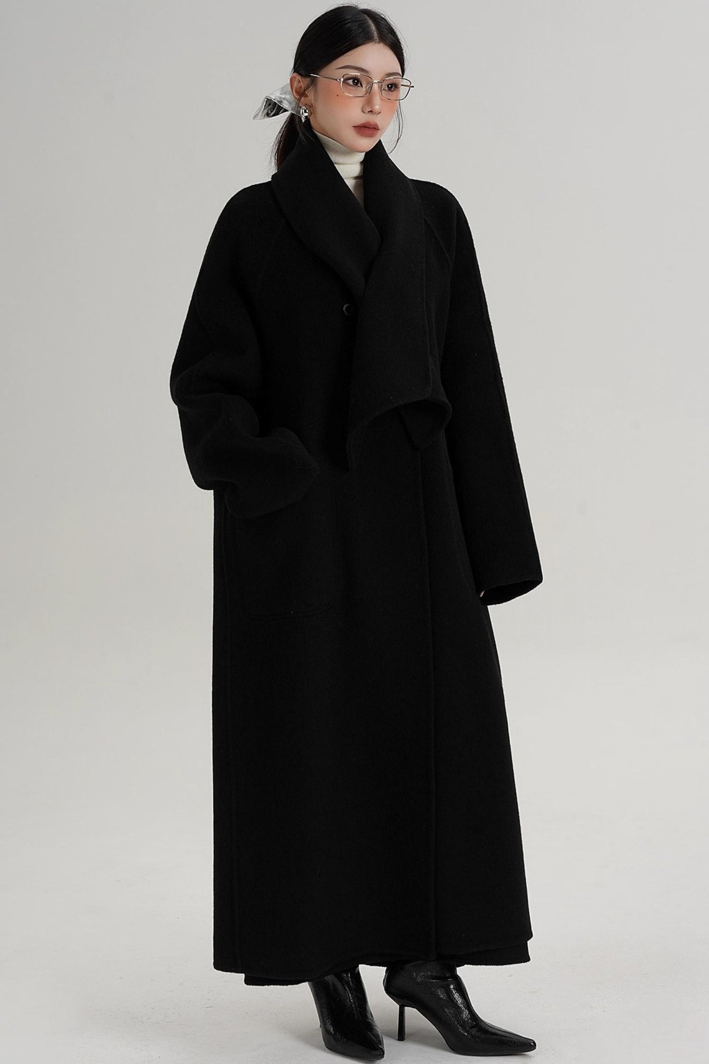 Reversible Woolen Wool Coat
