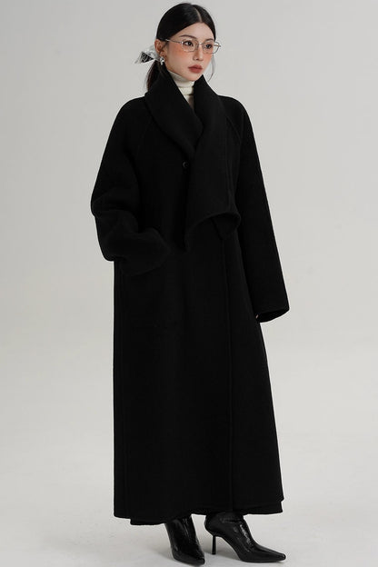 Reversible Woolen Wool Coat