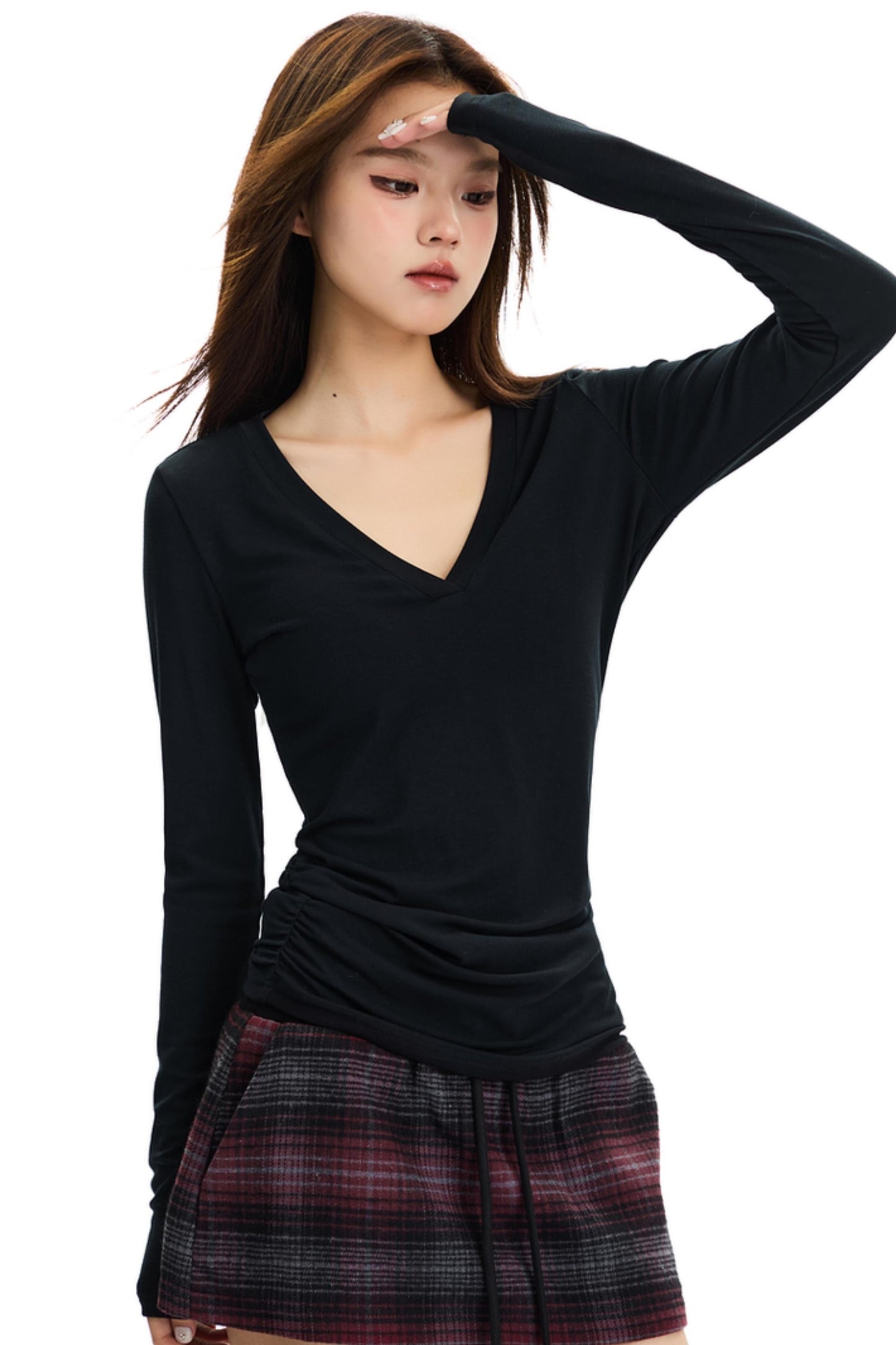 American Retro Slim Knit Top