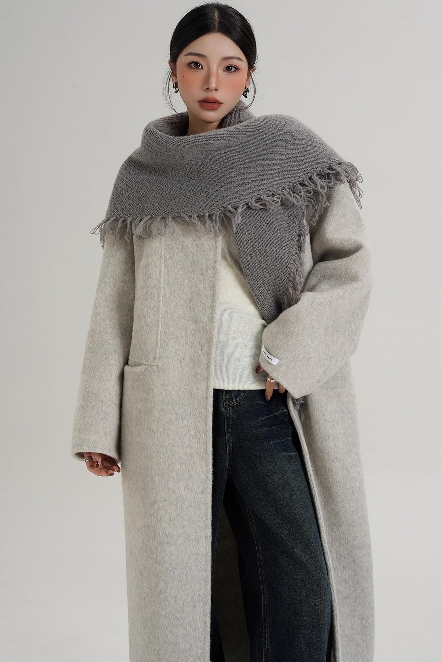 Elegant Double-Sided Woolen Coat