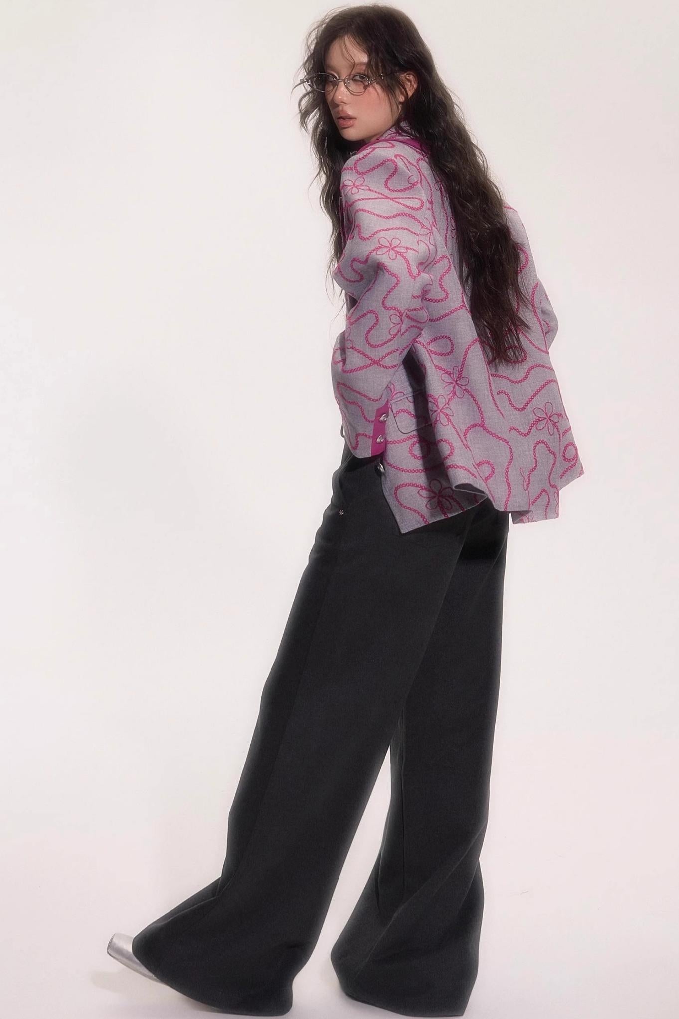 Art Design Silhouette Suit Set-Up