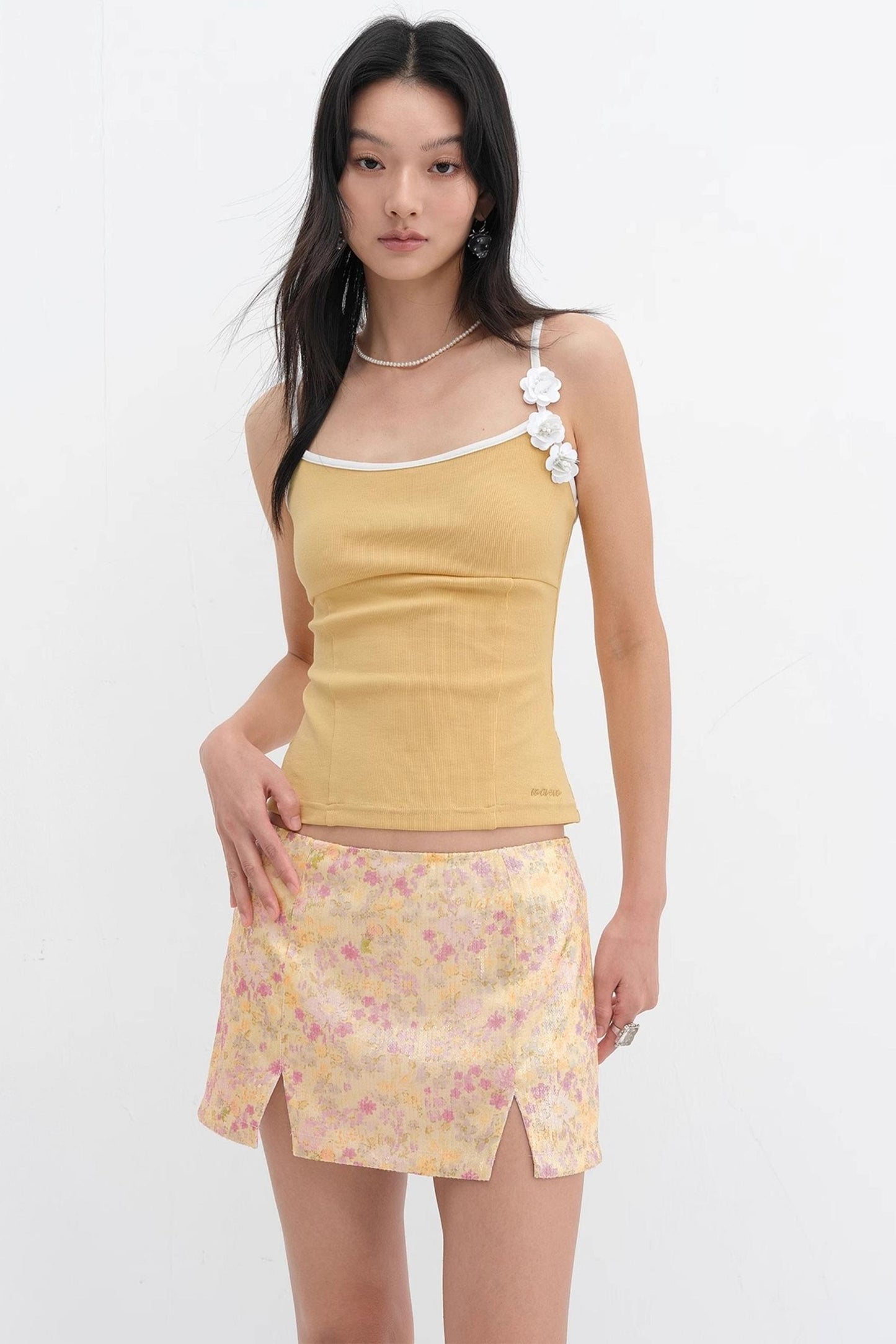 Sequin Wrap Camisole