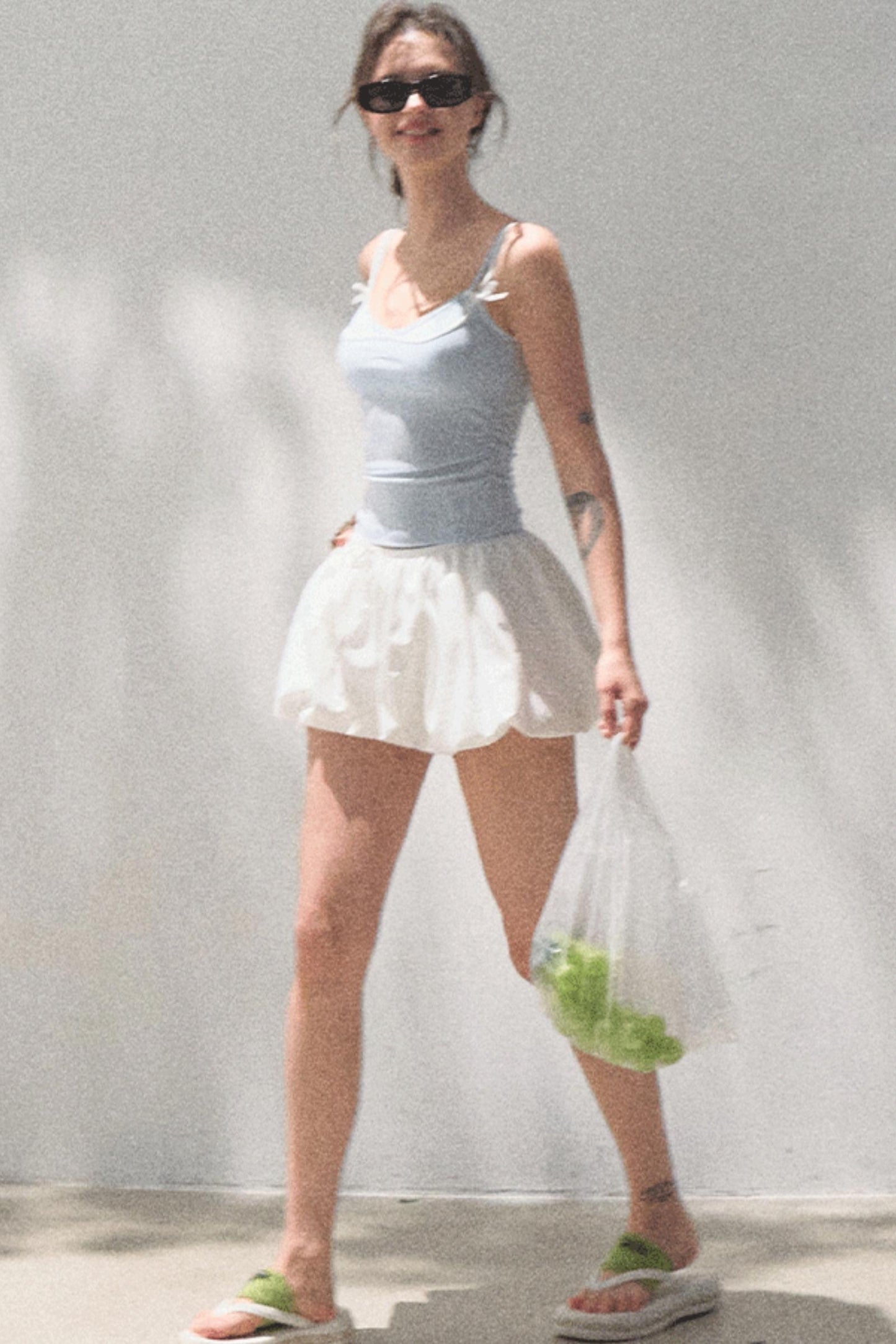 Stretch Chambray Camisole Set