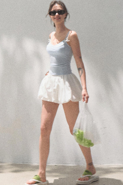 Stretch Chambray Camisole Set