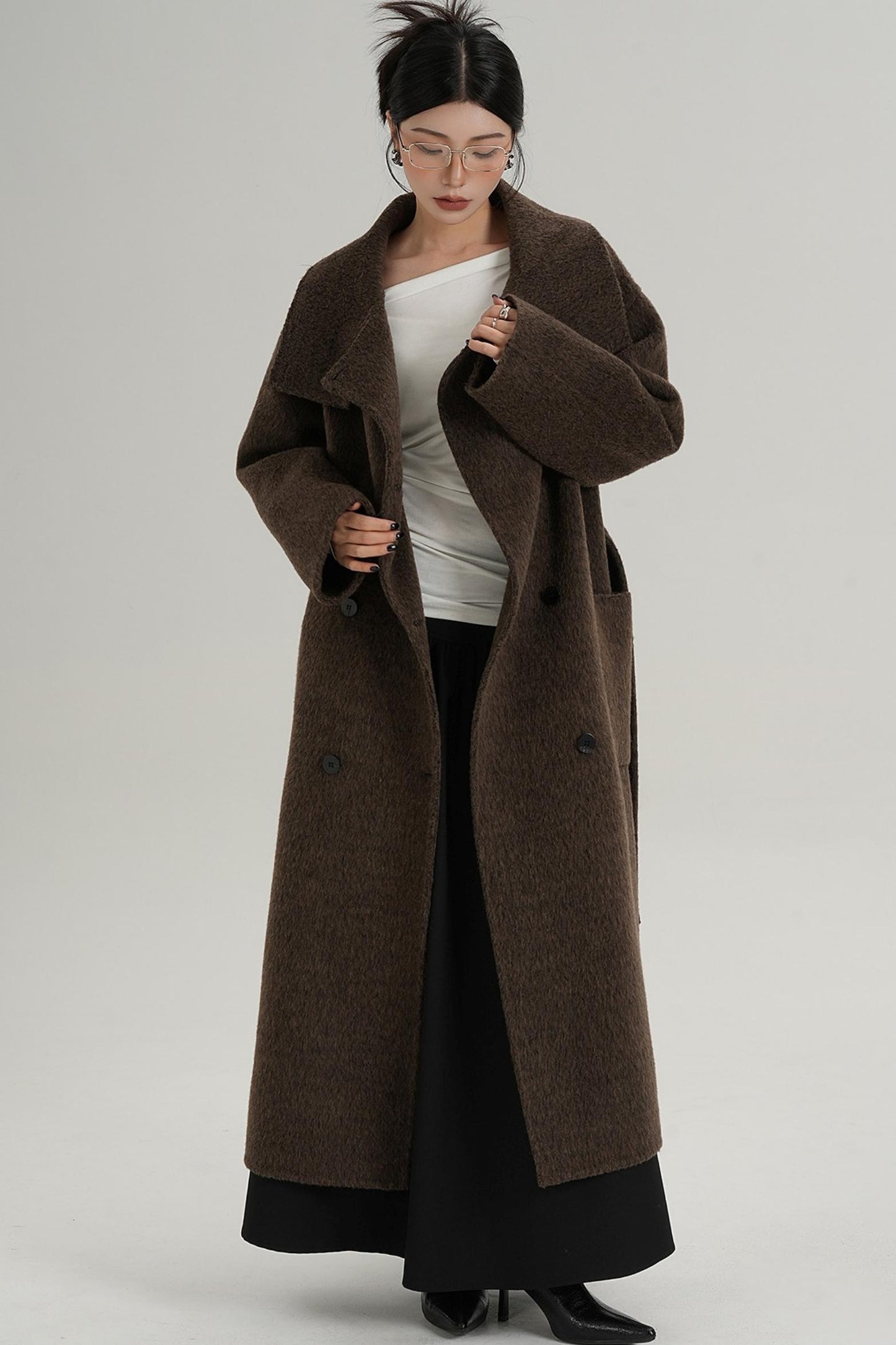 Square Wool Coat