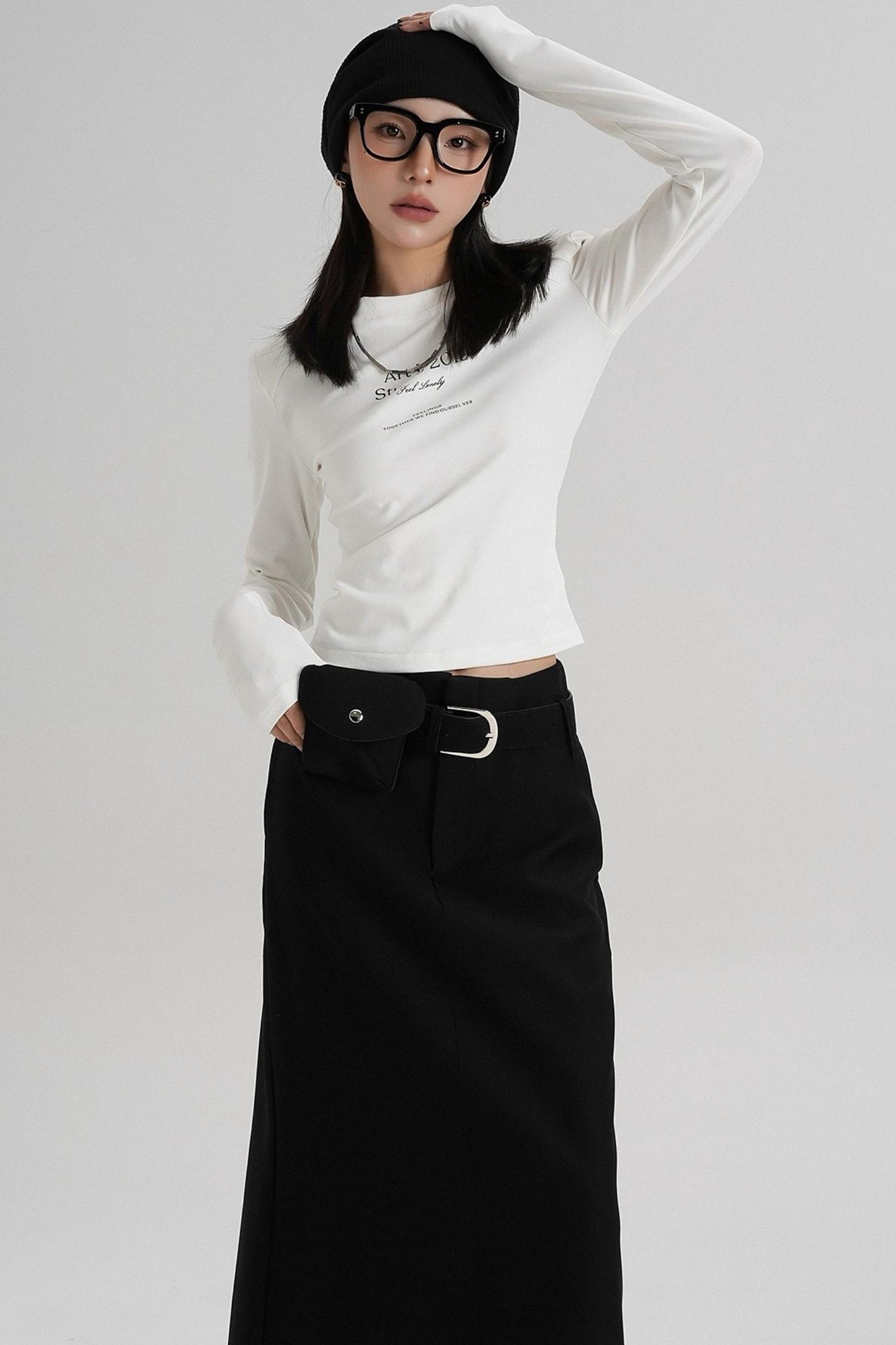 Letter Crew Neck T-Shirt