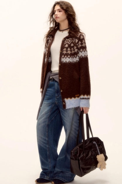 Wool Fair Isle Cardigan