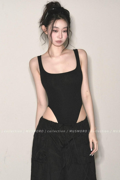 Open Back Mesh Bodysuit