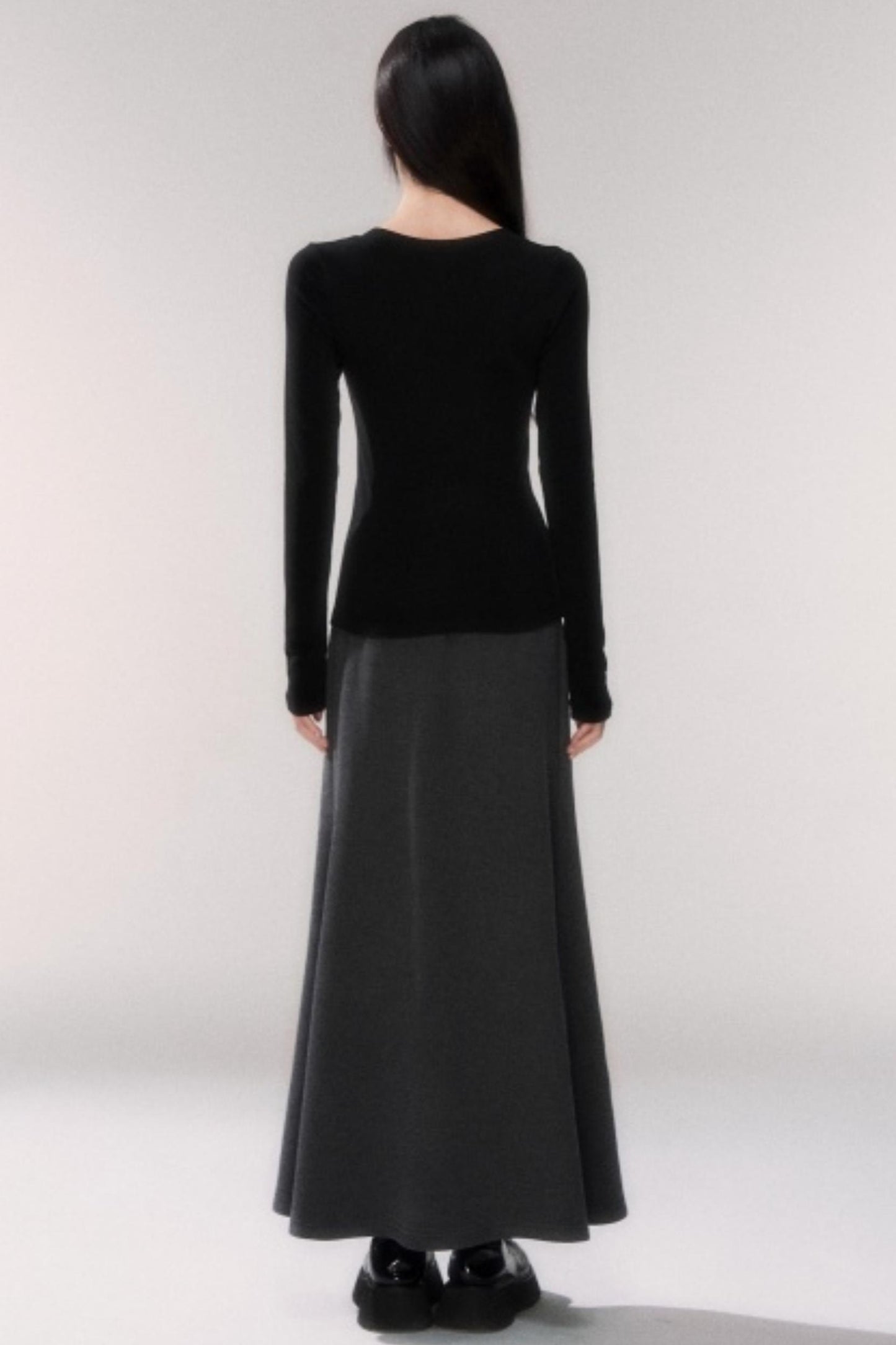Winter Wool A-Line Skirt