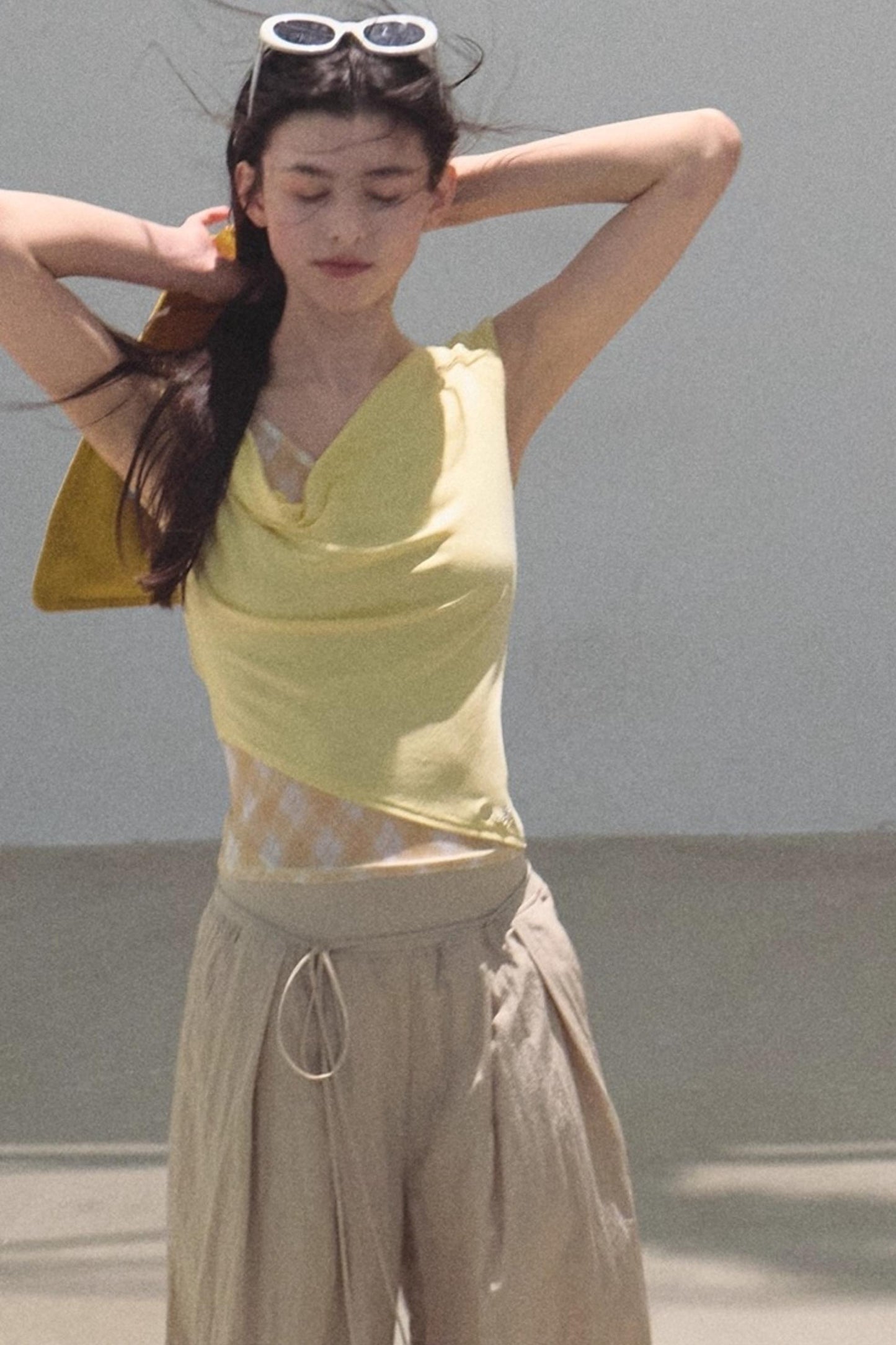 Rising Check Slim-Fit T-Shirt