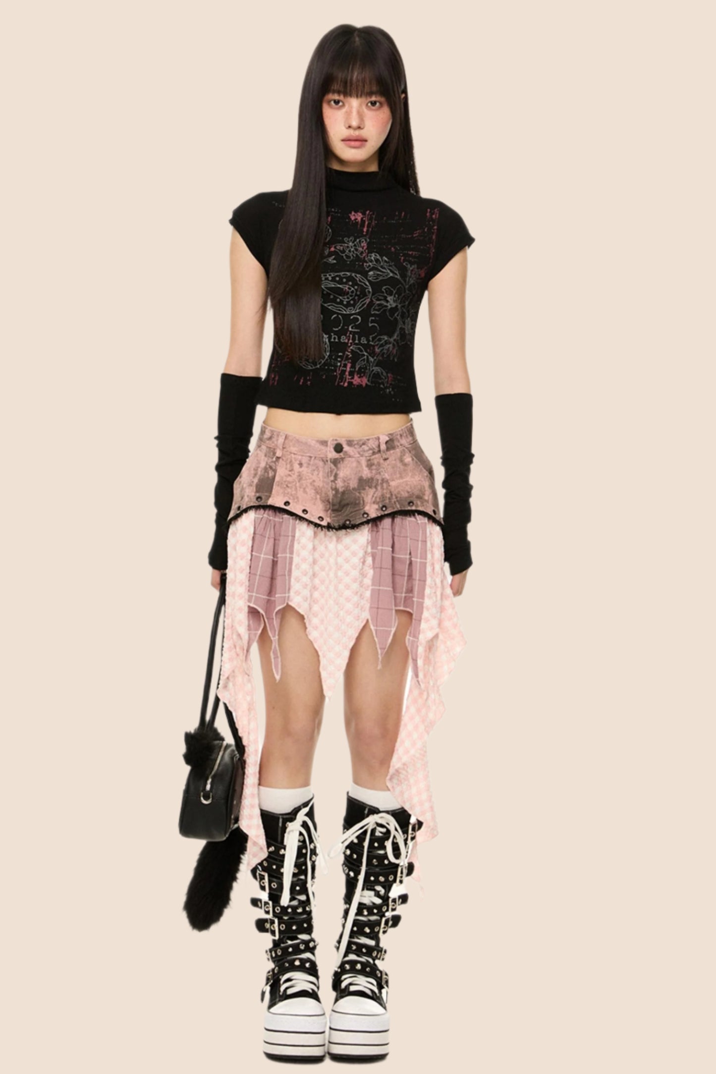 Slim Fit Short Sleeve Crop Tee