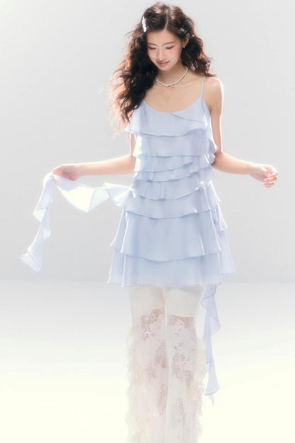 Three-Dimensional Ruffle Dress