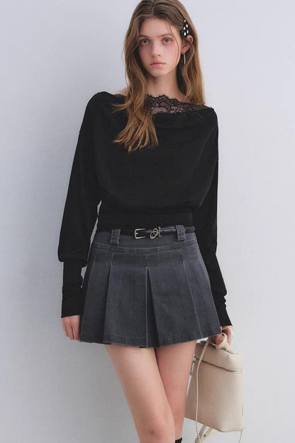 Love Asgony Off-Shoulder Top set-Up