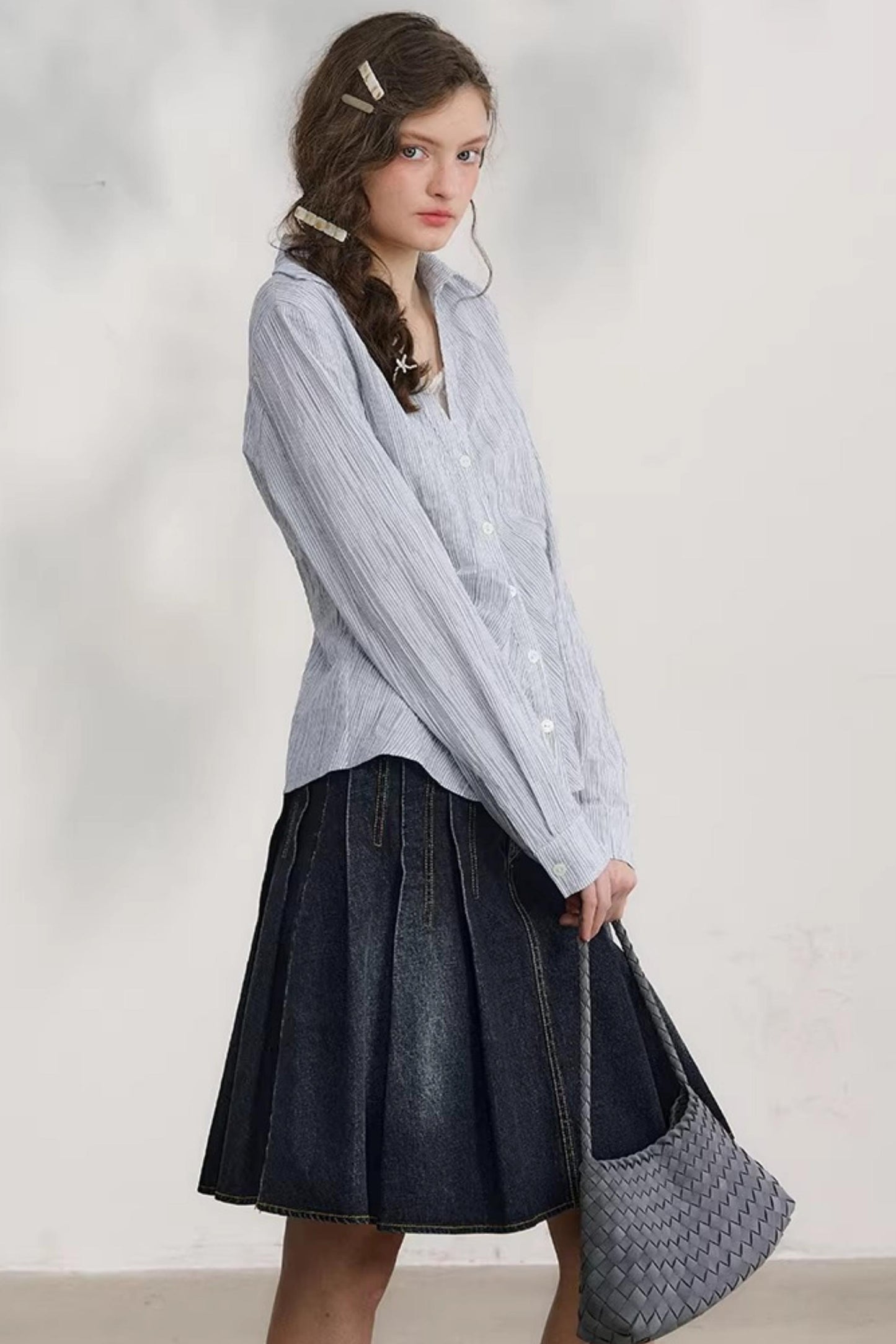 Sea Foam V-Neck Shirt