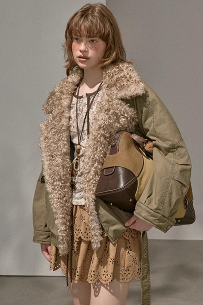 Cascading Vintage Short Skirt