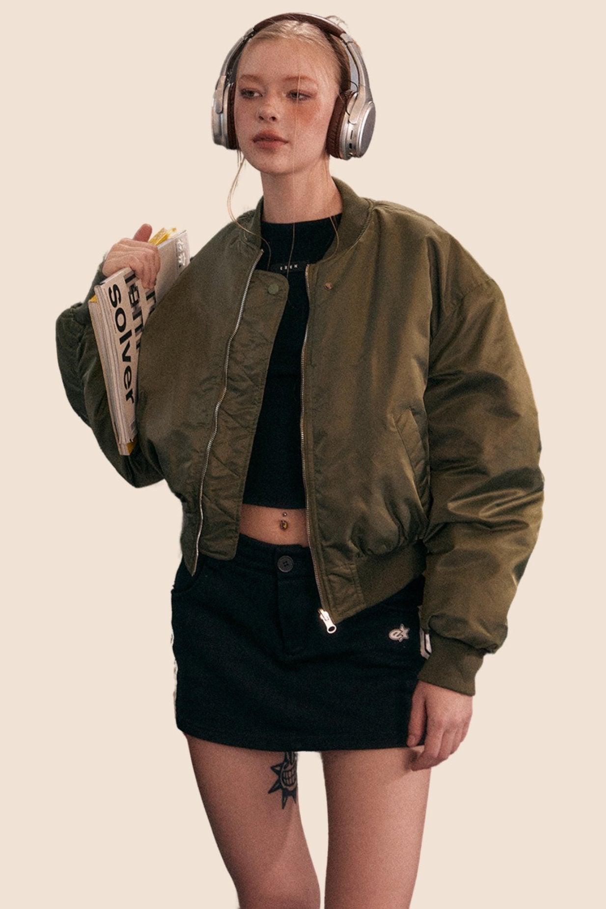 Retro Aviator Baseball Cotton Jacket