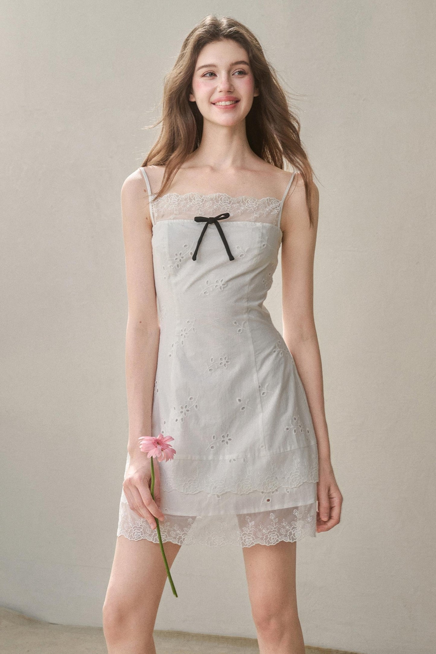 Embroidered Lace Sundress