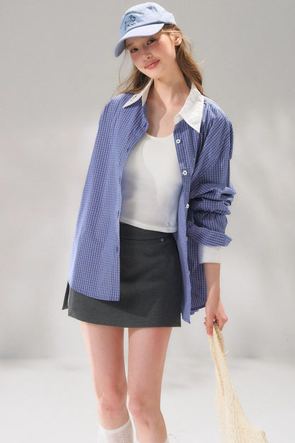 Intellectual Side-Slit Skirt