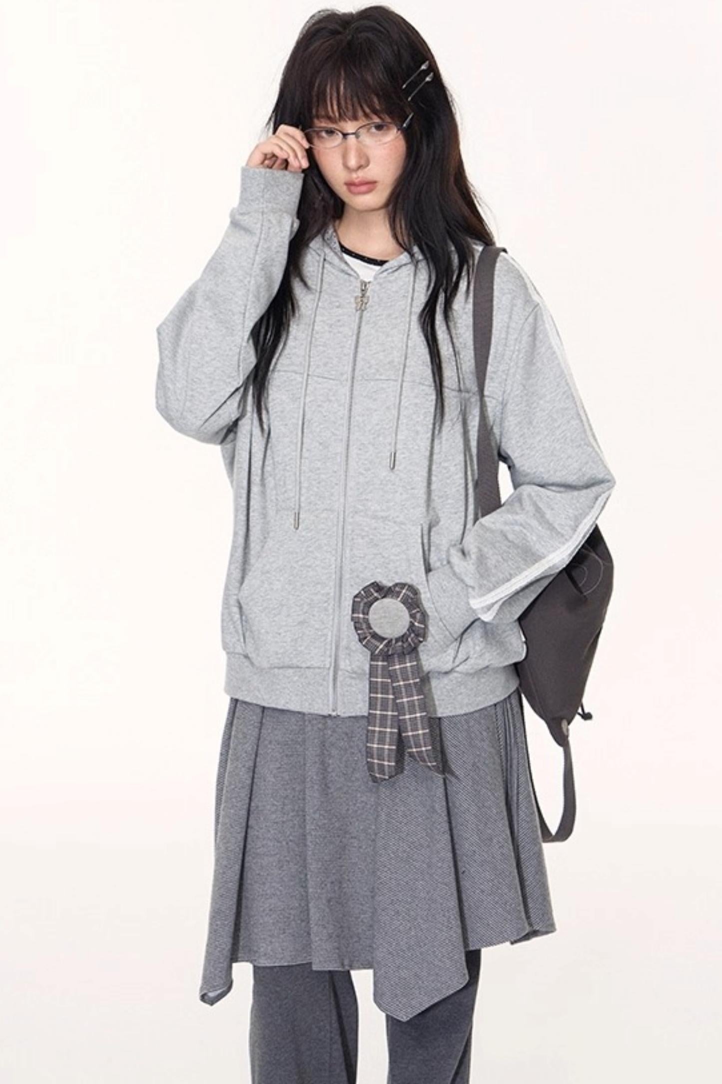 Striped Long Sleeve Top Set-Up