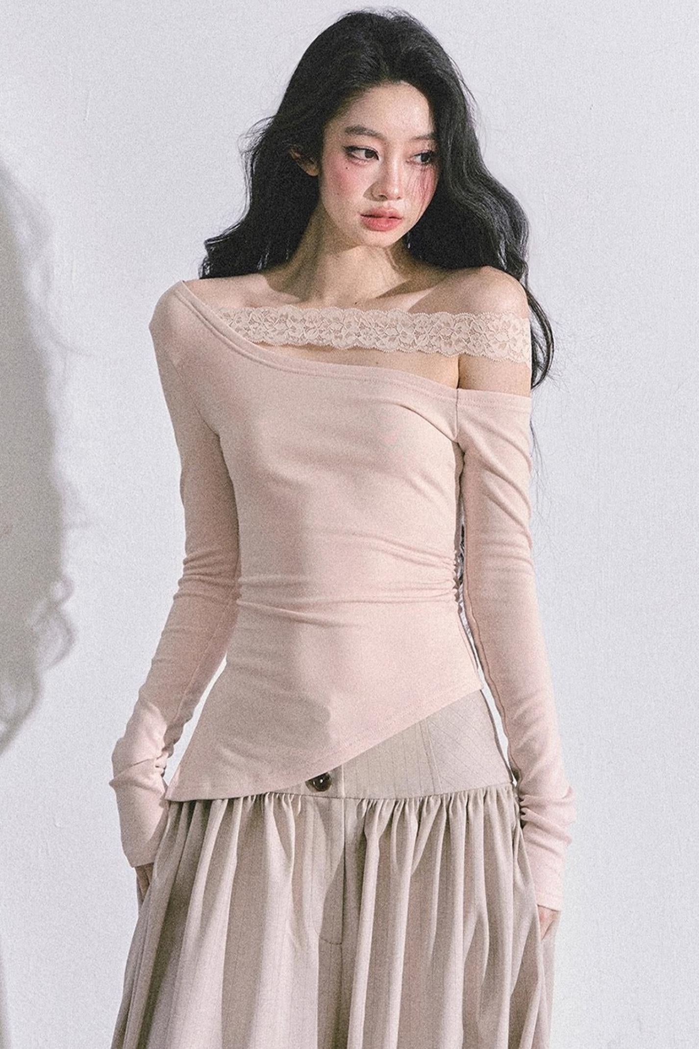 Barbaric Lace Off-the-Shoulder Top