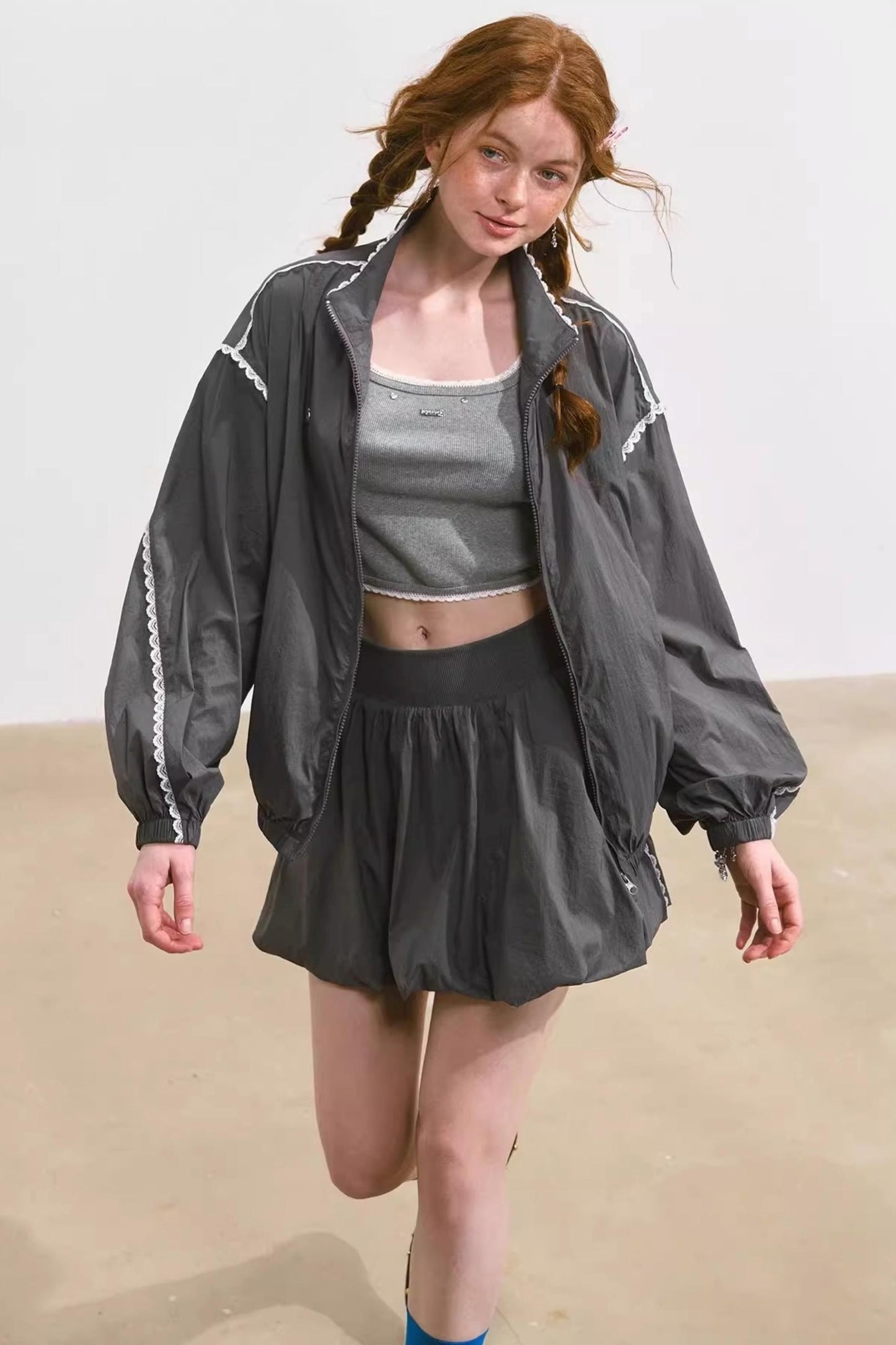 Casual Sun Protection Jacket & Skirt Set-Up