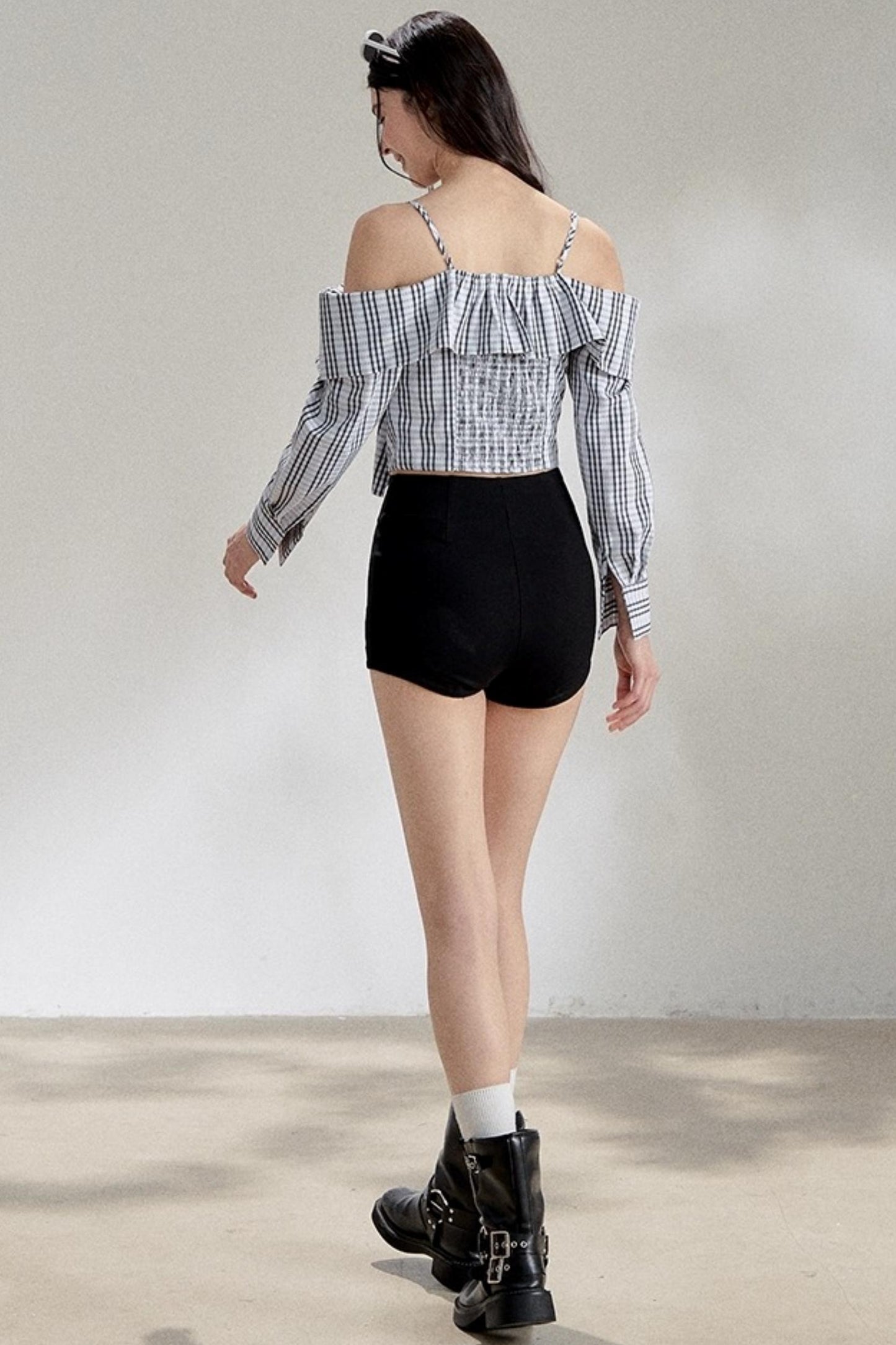 Versatile High-Waisted A-Line Shorts