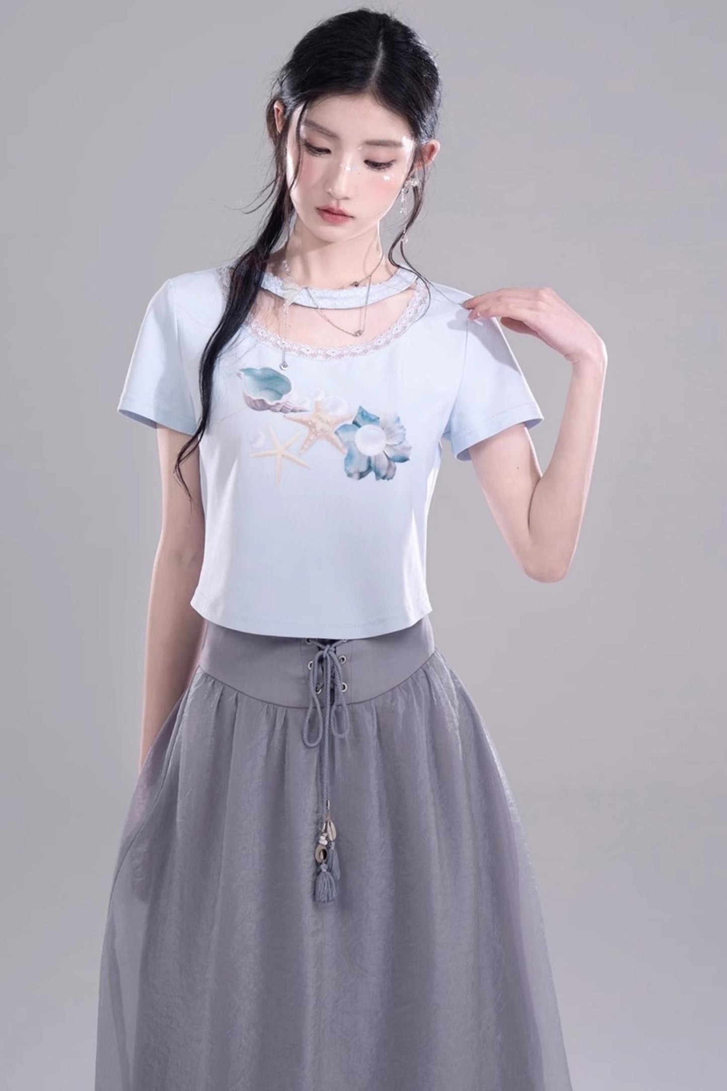 Oceanic Round Neck Tee