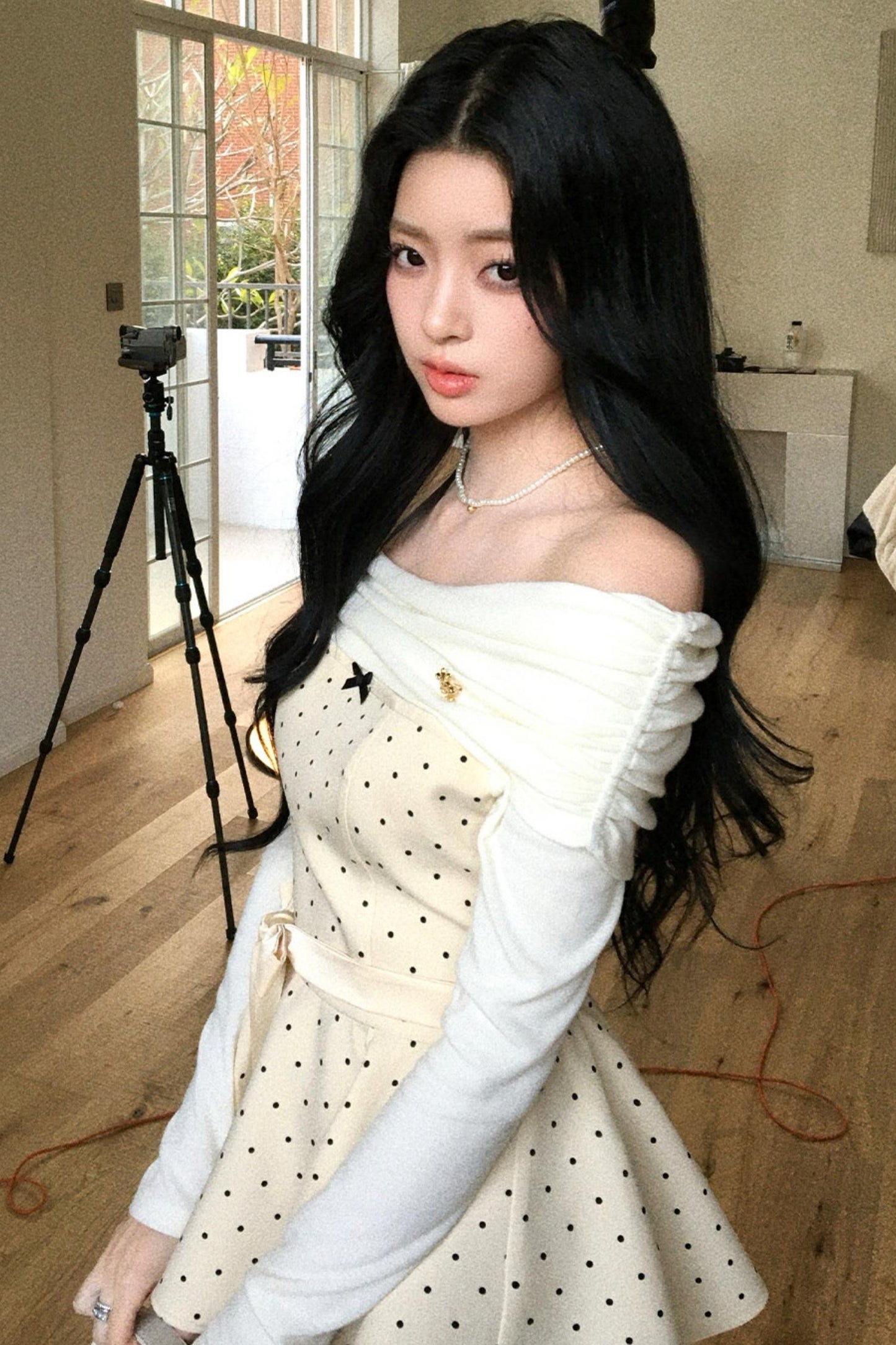 Off-Shoulder Two-Piece Set-Up