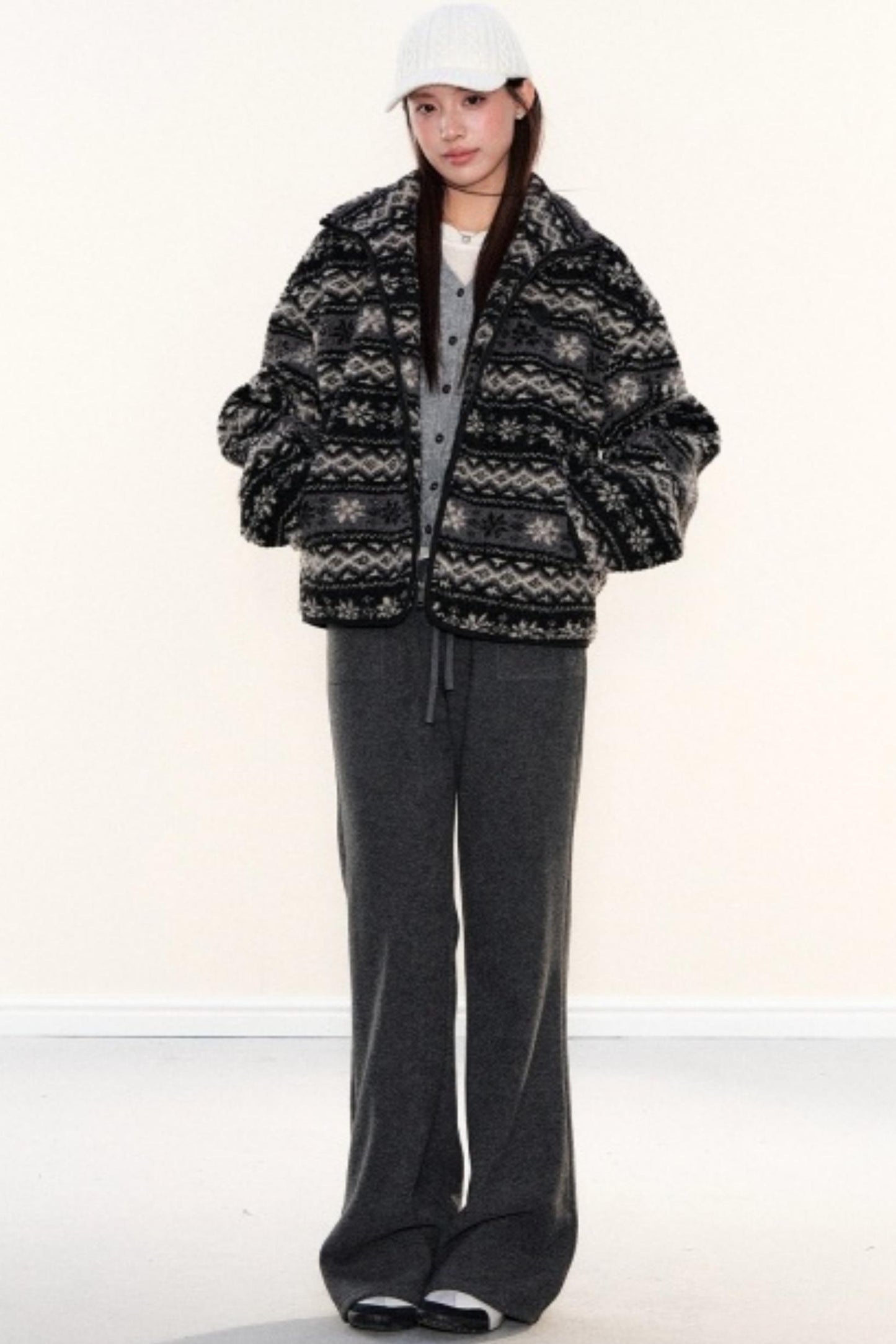 Slim-Fit Knitted Cardigan